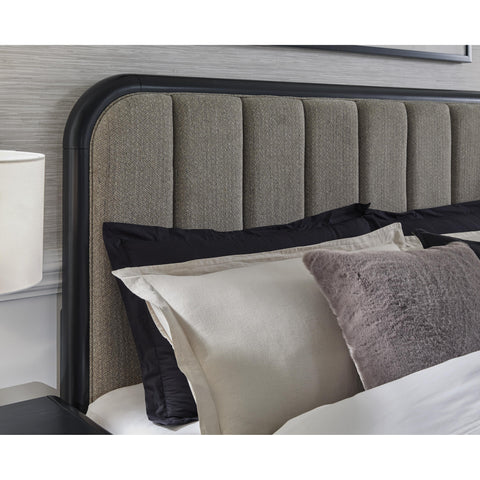  Signature Design by Ashley Rowanbeck B821B2 Queen Upholstered Panel Bed IMAGE 6