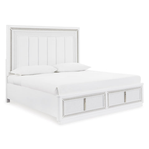  Signature Design by Ashley Chalanna B822B2 Queen Upholstered Storage Bed IMAGE 1