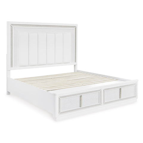  Signature Design by Ashley Chalanna B822B2 Queen Upholstered Storage Bed IMAGE 5
