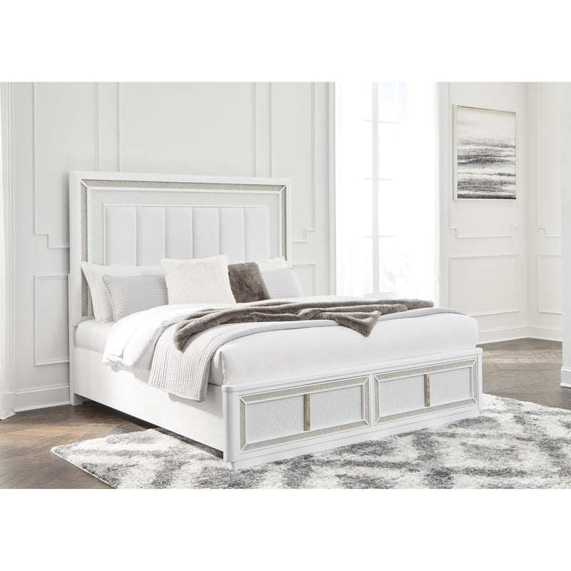 Signature Design by Ashley Chalanna Queen Upholstered Panel Bed with Storage B822-57/B822-54S/B822-97 IMAGE 6
