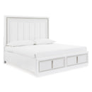 Signature Design by Ashley Chalanna King Upholstered Panel Bed with Storage B822-58/B822-56S/B822-97 IMAGE 1