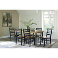  Signature Design by Ashley Blondon D413-425 Rectangular Dining Room Table Set IMAGE 8
