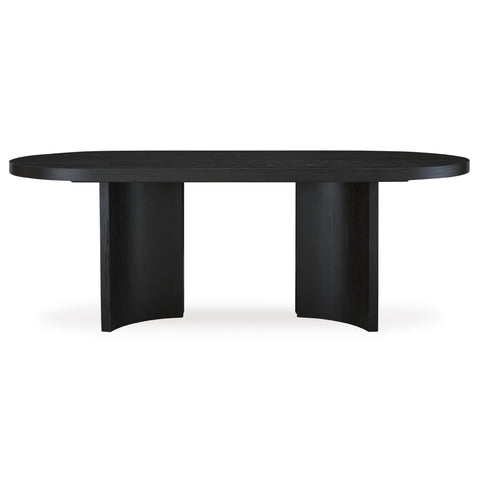  Signature Design by Ashley Rowanbeck D821-25 Oval Dining Room Table IMAGE 2