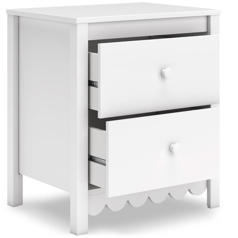  Signature Design by Ashley Hallityn EB1810-292 Two Drawer Night Stand IMAGE 1