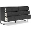  Signature Design by Ashley Socalle EB1865-231 Six Drawer Dresser IMAGE 2