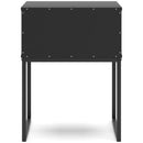 Signature Design by Ashley Socalle 1-Drawer Nightstand EB1865-291 IMAGE 4