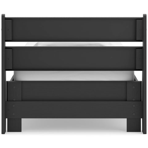  Signature Design by Ashley Socalle EB1865B1 Twin Panel Platform Bed IMAGE 4