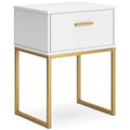  Signature Design by Ashley Socalle EB1867-291 One Drawer Night Stand IMAGE 1