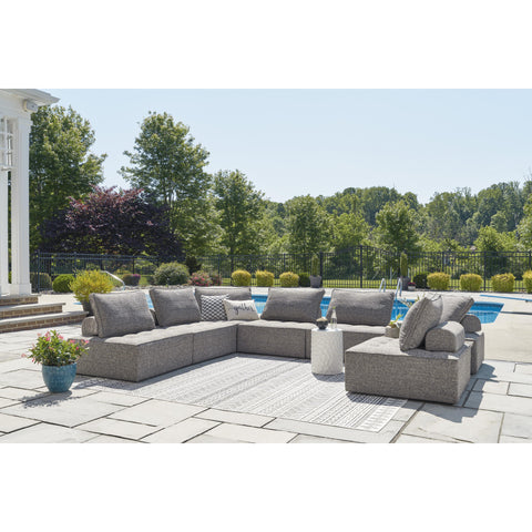  Signature Design by Ashley Bree Zee P160P6 8 pc Outdoor Sectional IMAGE 1