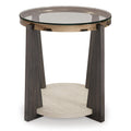  Signature Design by Ashley Frazwa T432-6 Round End Table IMAGE 2