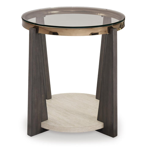  Signature Design by Ashley Frazwa T432-6 Round End Table IMAGE 2
