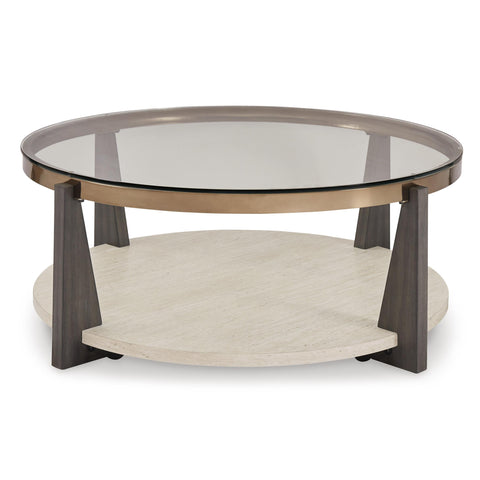  Signature Design by Ashley Frazwa T432-8 Round Cocktail Table IMAGE 2