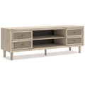  Signature Design by Ashley Cielden W1199-68 Extra Large TV Stand with Fireplace Option IMAGE 1