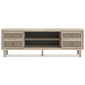  Signature Design by Ashley Cielden W1199-68 Extra Large TV Stand with Fireplace Option IMAGE 3
