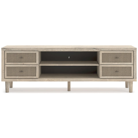  Signature Design by Ashley Cielden W1199-68 Extra Large TV Stand with Fireplace Option IMAGE 3