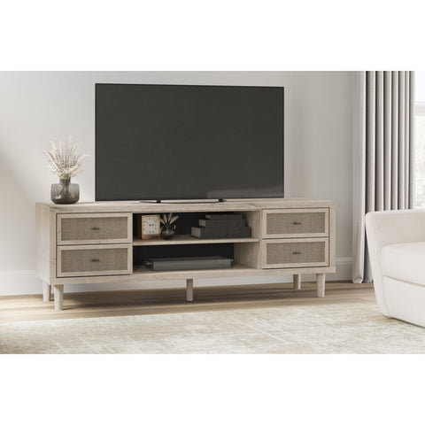  Signature Design by Ashley Cielden W1199-68 Extra Large TV Stand with Fireplace Option IMAGE 7