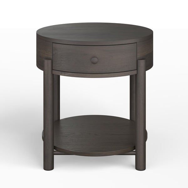 Magnussen Hadleigh Black T5711-34 Shaped Accent End Table IMAGE 1