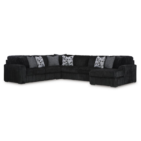  Signature Design by Ashley Midnight-Madness 98103S3 4 pc Sectional with Chaise IMAGE 1