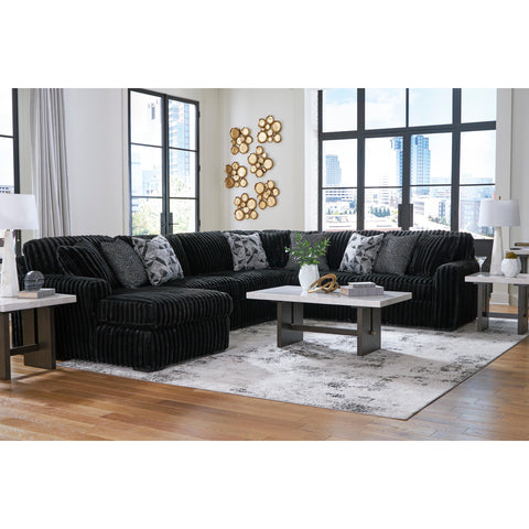  Signature Design by Ashley Midnight-Madness 98103S4 4 pc Sectional with Chaise IMAGE 4