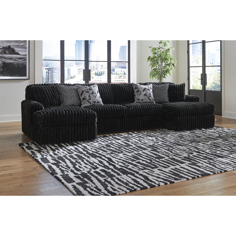  Signature Design by Ashley Midnight-Madness 98103S5 3 pc Sectional with Chaise IMAGE 3