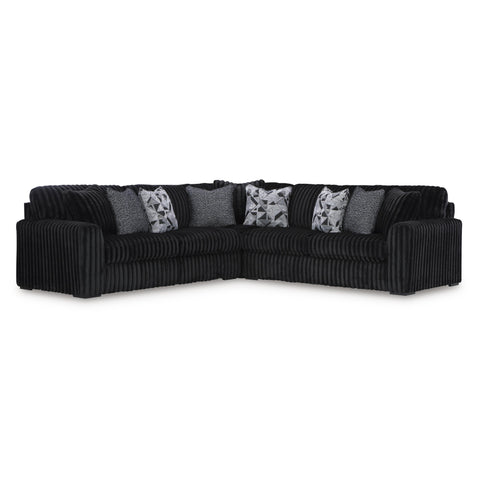  Signature Design by Ashley Midnight-Madness 98103S6 3 pc Sectional IMAGE 1