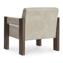 Signature Design by Ashley Adlanlock Stationary Leather Look Accent Chair A3000694 IMAGE 4