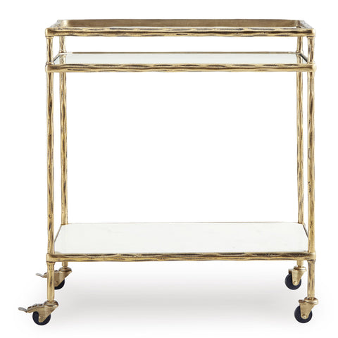  Signature Design by Ashley Plattfield A4000625 Bar Cart IMAGE 2