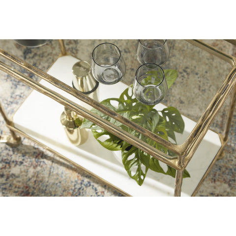  Signature Design by Ashley Plattfield A4000625 Bar Cart IMAGE 5