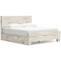  Signature Design by Ashley Lawroy B2310B12 King Panel Bed with Storage IMAGE 1