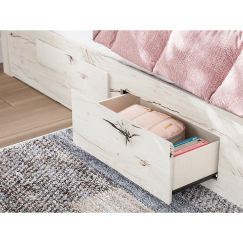  Signature Design by Ashley Lawroy B2310B23 Twin Panel Bed with Storage IMAGE 8