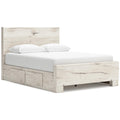 Signature Design by Ashley Lawroy B2310B8 Queen Panel Bed with Storage IMAGE 1