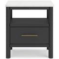  Signature Design by Ashley Cadmori B2616-91 One Drawer Night Stand IMAGE 4
