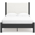  Signature Design by Ashley Cadmori B2616B3 Full Upholstered Panel Bed IMAGE 2