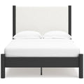  Signature Design by Ashley Cadmori B2616B3 Full Upholstered Panel Bed IMAGE 2