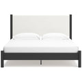  Signature Design by Ashley Cadmori B2616B8 King Upholstered Panel Bed IMAGE 2