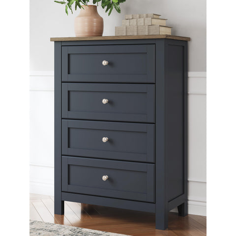  Signature Design by Ashley Landocken B414-45 Four Drawer Chest IMAGE 7