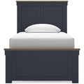  Signature Design by Ashley Landocken B414B2 Twin Panel Bed IMAGE 2
