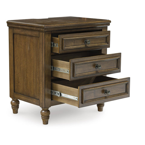  Benchcraft Sturlayne B787-93 Three Drawer Night Stand IMAGE 2