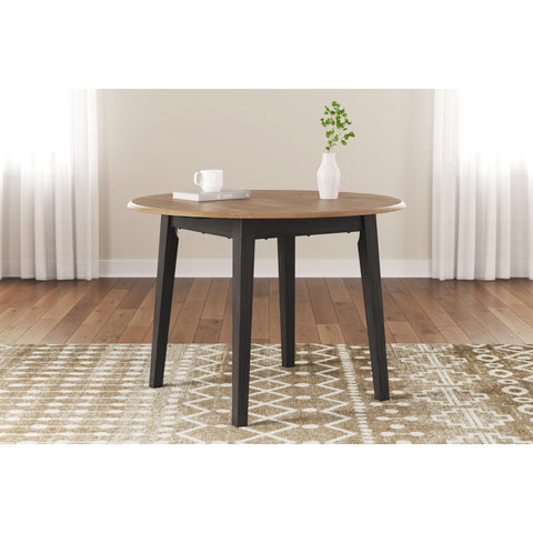  Signature Design by Ashley Gesthaven D396-15 Round Dining Room Drop Leaf Table IMAGE 5