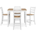  Signature Design by Ashley Gesthaven D398-223 Dining Room Counter Table Set IMAGE 2