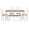  Signature Design by Ashley Gesthaven D398-325 Dining Room Table Set IMAGE 2