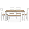  Signature Design by Ashley Gesthaven D398-325 Dining Room Table Set IMAGE 2