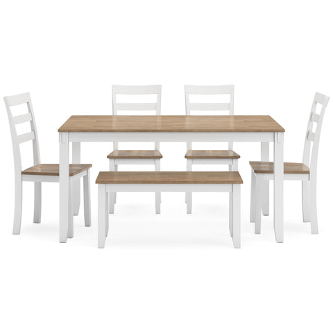  Signature Design by Ashley Gesthaven D398-325 Dining Room Table Set IMAGE 2