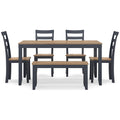  Signature Design by Ashley Gesthaven D399-325 Dining Room Table Set IMAGE 2