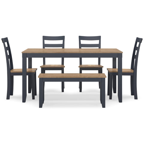  Signature Design by Ashley Gesthaven D399-325 Dining Room Table Set IMAGE 2