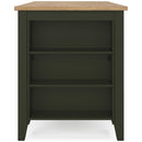 Signature Design by Ashley Gesthaven Counter Height Dining Table with Trestle Base D401-13 IMAGE 3