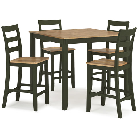  Signature Design by Ashley Gesthaven D401-223 Dining Room Counter Table Set IMAGE 1