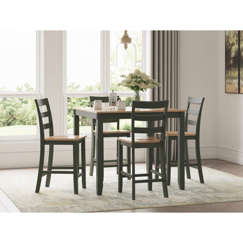  Signature Design by Ashley Gesthaven D401-223 Dining Room Counter Table Set IMAGE 3