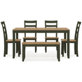  Signature Design by Ashley Gesthaven D401-325 Dining Room Table Set IMAGE 2