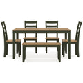  Signature Design by Ashley Gesthaven D401-325 Dining Room Table Set IMAGE 2